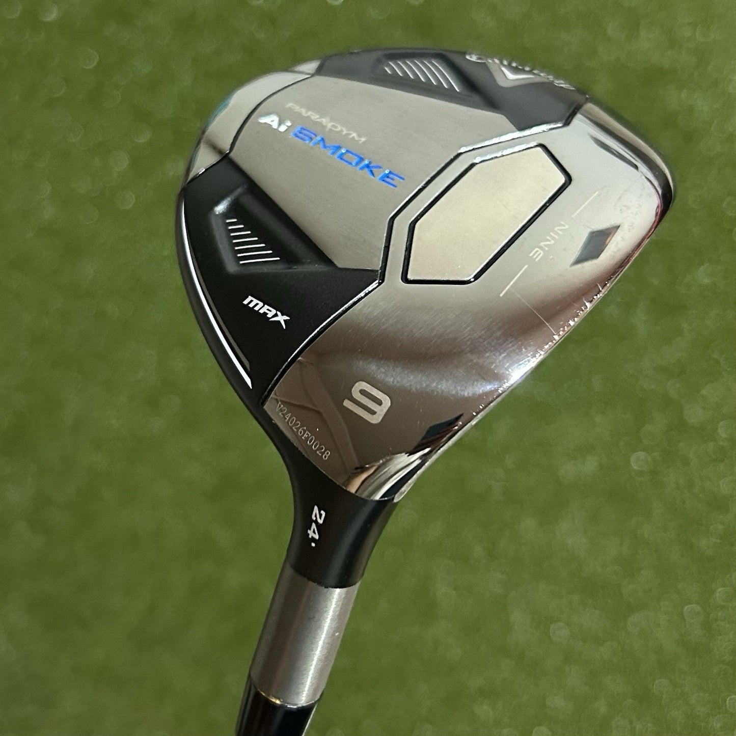Callaway AI Smoke Max Fast 9 Wood Mitsubishi Tensei Blue/Silver Senior Flex +HC