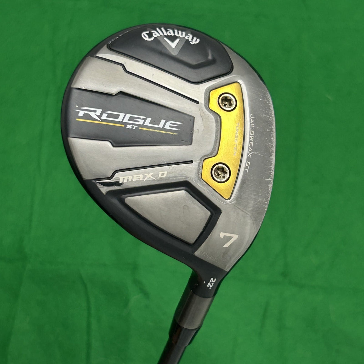 Callaway Rogue ST Max D Fairway 7 Wood Project X Cypher Black 50 Senior +HC