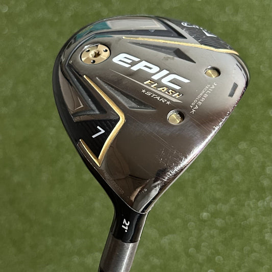 Callaway Epic Flash Star 7 Wood UST ATTAS Speed 40 Stiff Flex Shaft +HC