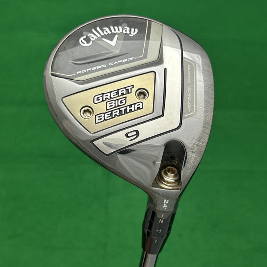 Callaway 2023 Great Big Bertha 9 Wood UST Helium Nanocore IP 40 Senior Flex +HC