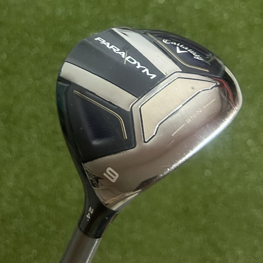 Callaway Paradym 9 Wood Mitsubishi Kai’li White 70 Stiff Flex Shaft +HC