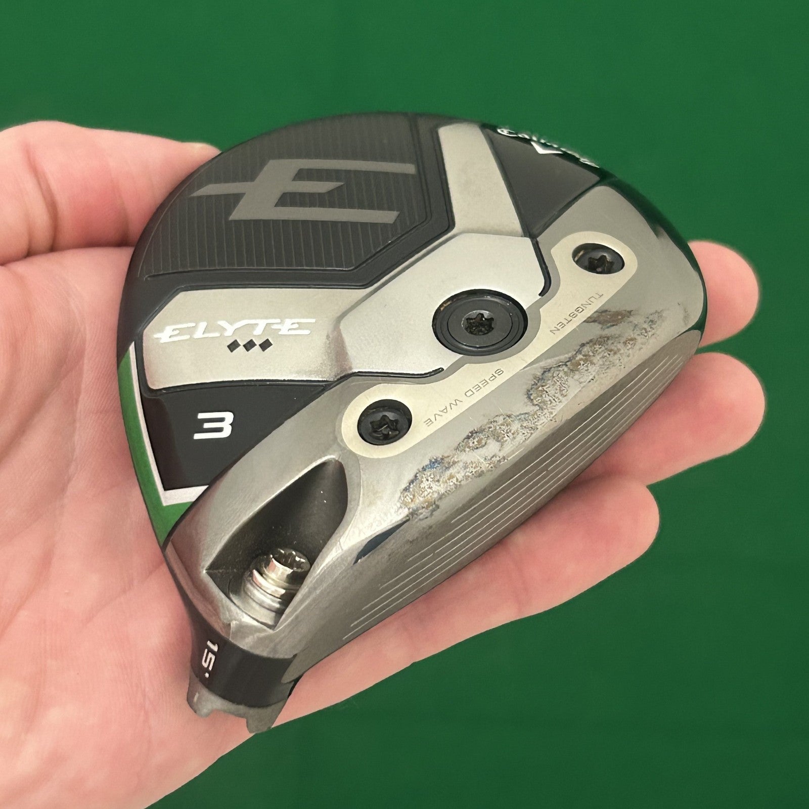Callaway Elyte Triple Diamond 3 Wood (15*) - Club Head & Cover Only