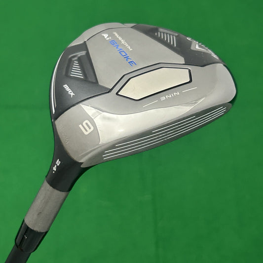 Callaway AI Smoke Max 9 Wood Mitsubishi Tensei AV Blue 75 Stiff Flex Shaft +HC