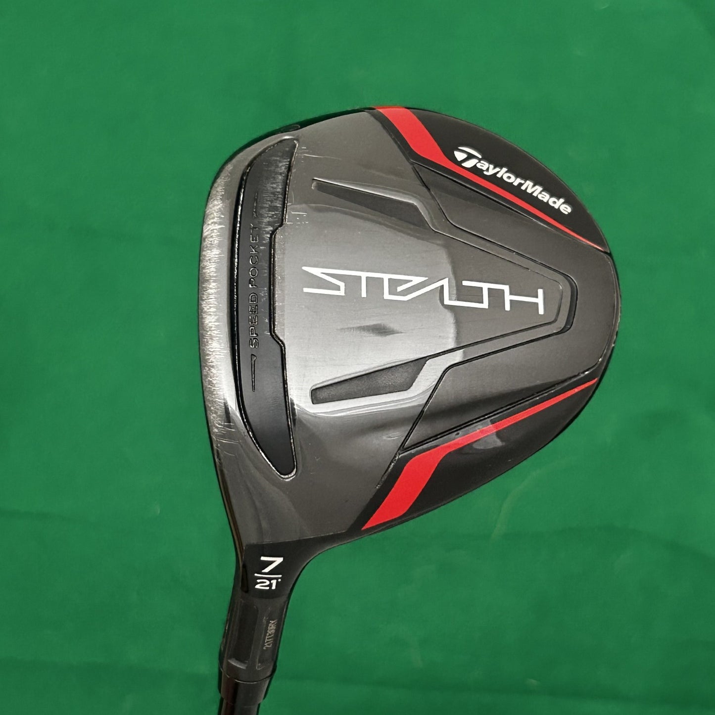 Left Handed TaylorMade Stealth 7 Wood Fujikura Ventus Red 6 Extra Stiff Flex