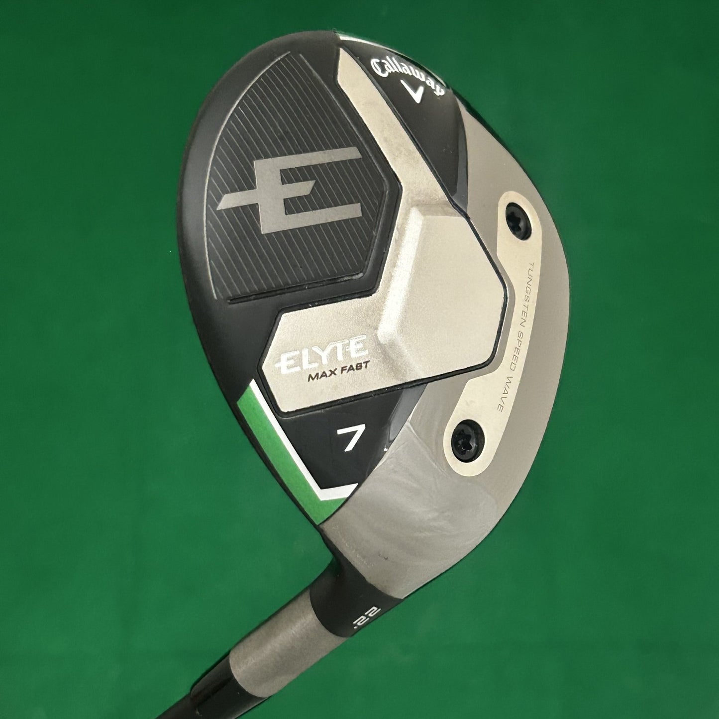 Callaway Elyte Max Fast 7 Wood Mitsubishi Vanquish PL 40 Senior Flex Shaft +HC