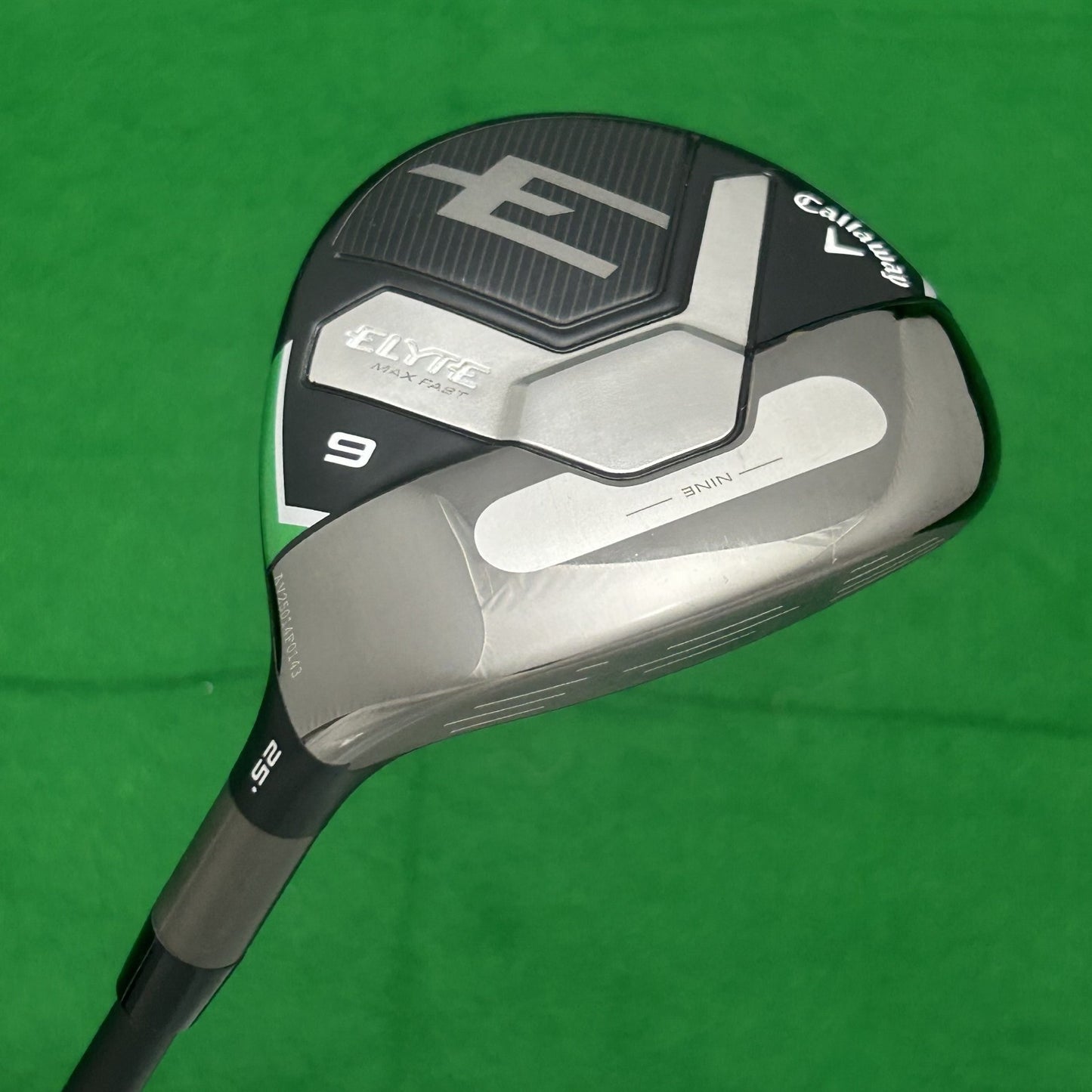 Callaway Elyte Max Fast 9 Wood Mitsubishi Vanquish PL 40 Senior Flex +HC (Elite)