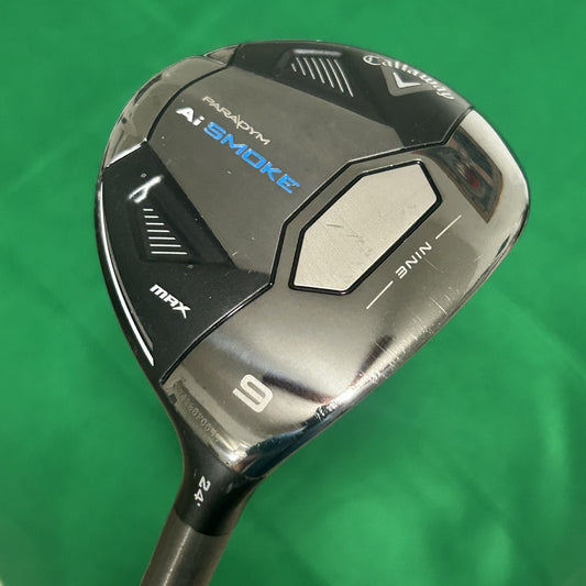 Callaway AI Smoke Max 9 Wood Mitsubishi Tensei Blue/Silver 40 Senior Flex +HC
