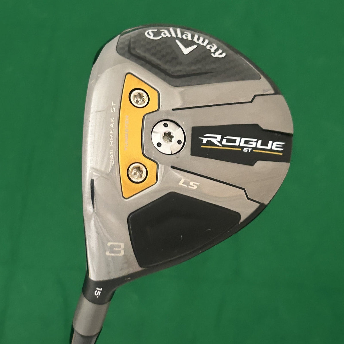 LH Callaway Rogue ST LS 3 Wood Fujikura Ventus VeloCore Black 7S Stiff Flex +HC