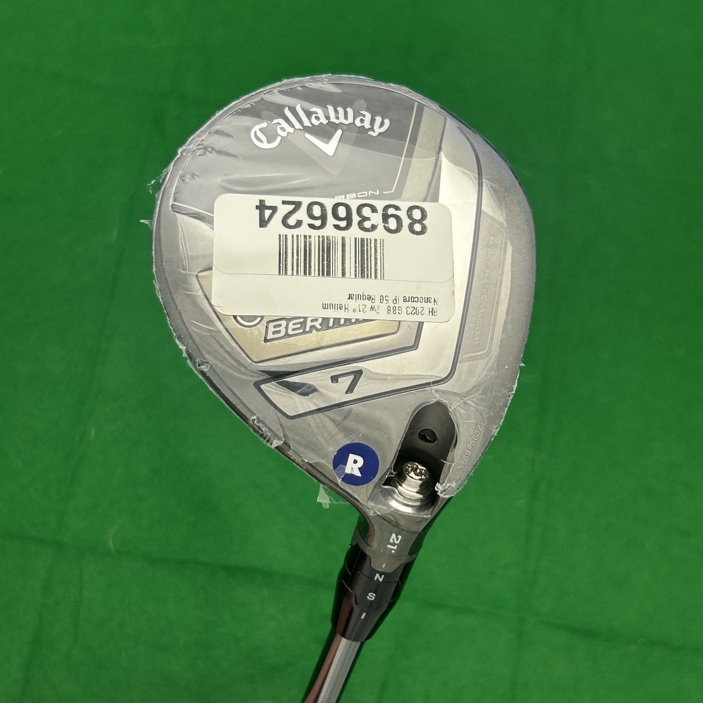 NEW Callaway 2023 Great Big Bertha 7 Wood UST Helium 50 Regular Flex Shaft +HC