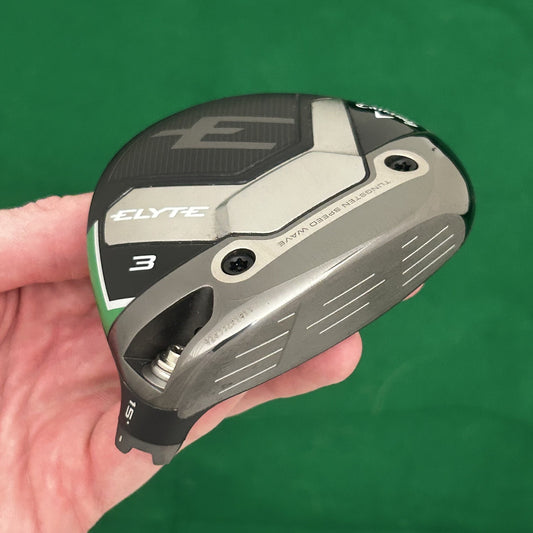 Callaway Elyte 3 Wood (15*) - Club Head & Cover Only