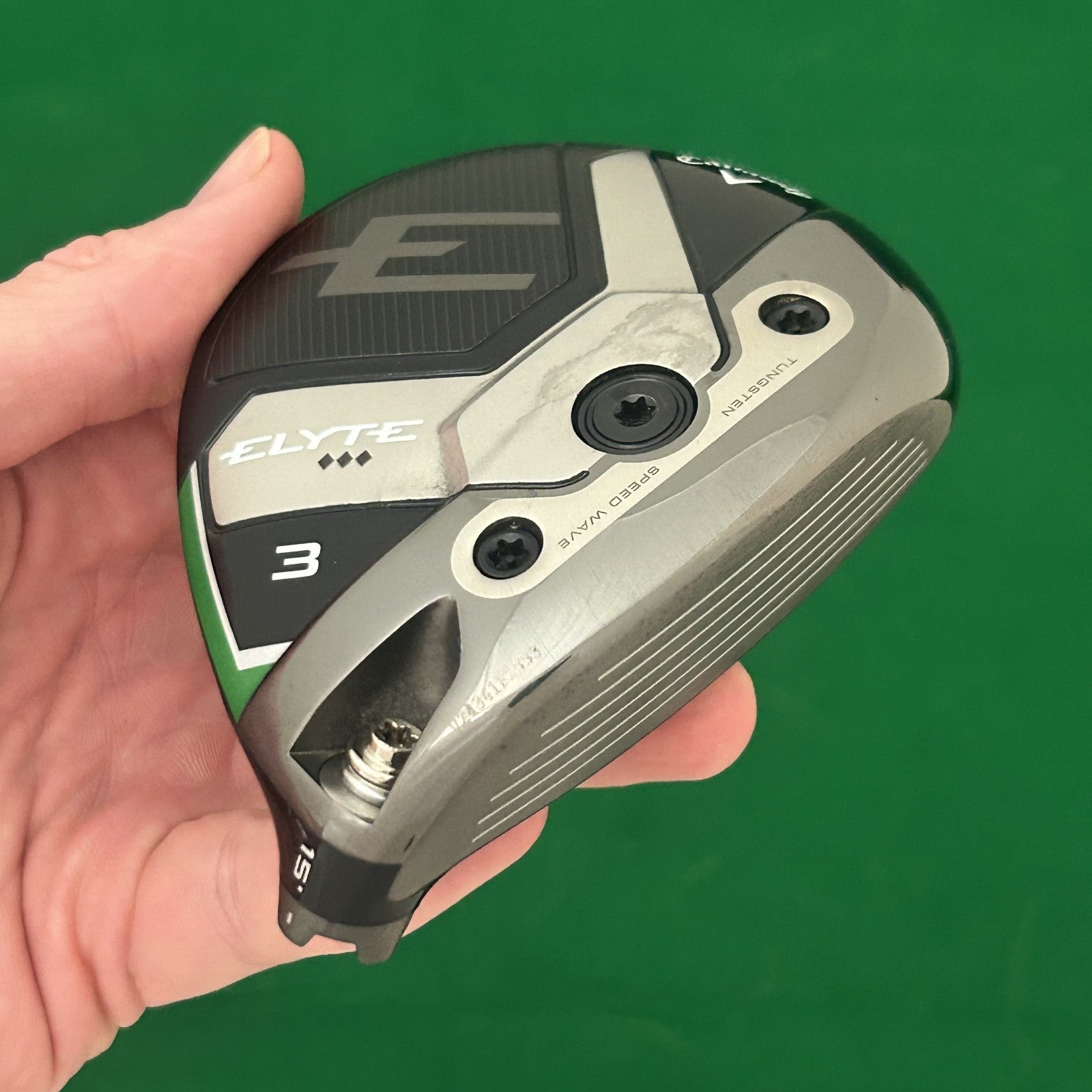 Callaway Elyte Triple Diamond 3 Wood (15*) - Club Head & Cover Only