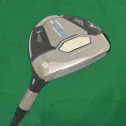 Callaway AI Smoke Max Fast 9 Wood Mitsubishi Tensei Blue/Silver Senior Flex
