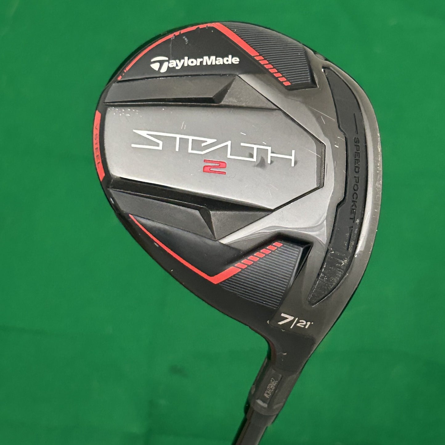 TaylorMade Stealth 2 Fairway 7 Wood Fujikura Ventus TR Red 5 Regular Flex Shaft