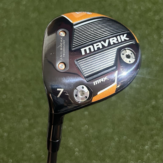 Callaway Mavrik LH 7 Wood Project X EvenFlow Riptide 60 Regular Flex Shaft +HC