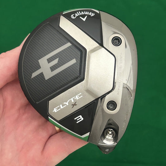 Callaway Elyte 3 Wood (15*) - Club Head & Cover Only