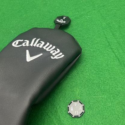 New Black Callaway Fairway Wood Head Cover - 3, 5, 7, 9, 11 & Heaven Woods
