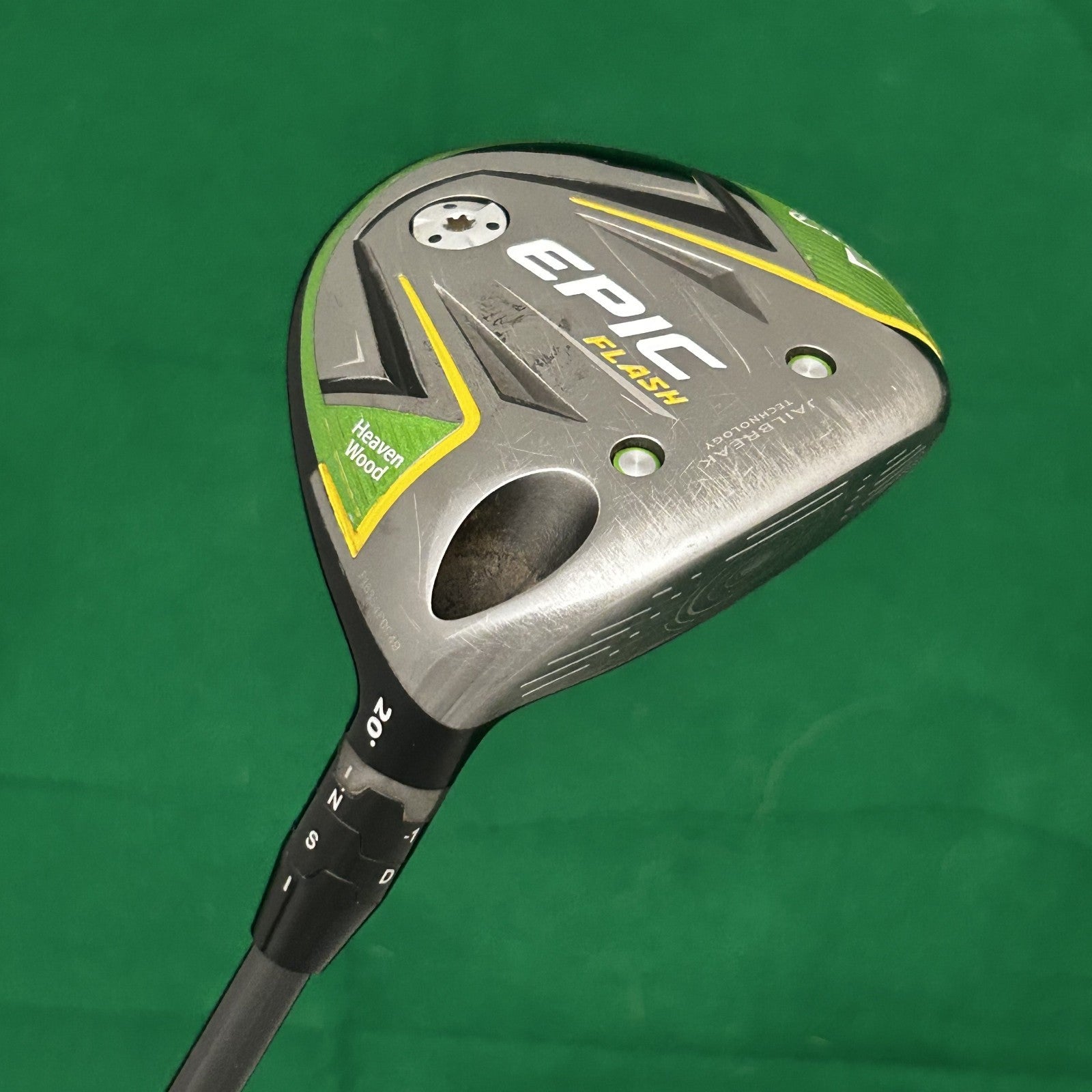 Callaway Epic Flash Heavenwood Project X EvenFlow Riptide 60 Stiff Flex +HC