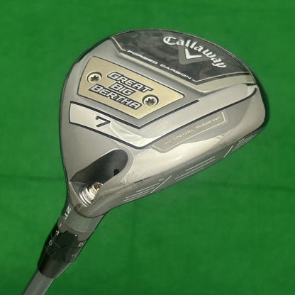 Callaway Great Big Bertha Fairway 7 Wood Project X Denali Charcoal 60 Stiff +HC