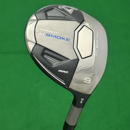 Callaway AI Smoke Max 9 Wood Mitsubishi Tensei AV Blue 75 Stiff Flex Shaft +HC