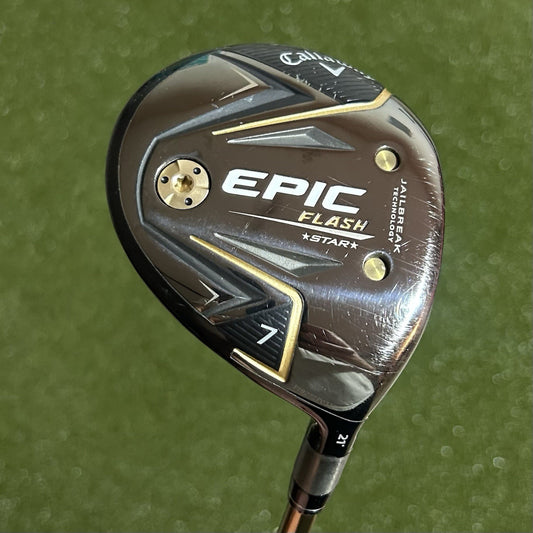 Callaway Epic Flash Star 7 Wood UST ATTAS Speed 40 Stiff Flex Shaft +HC