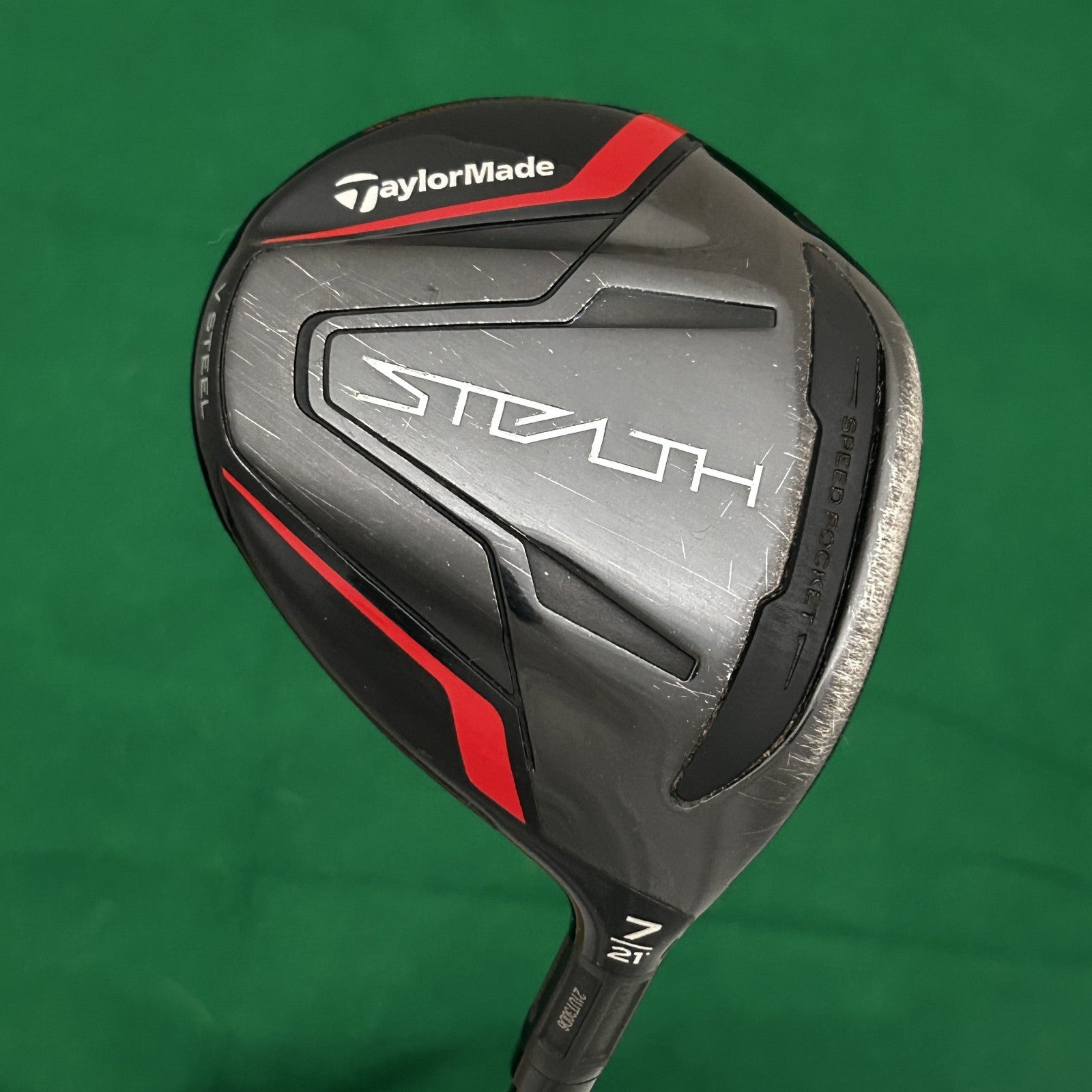 TaylorMade Stealth 7 Wood Mitsubishi Tensei AV Blue 60 Regular Flex Shaft