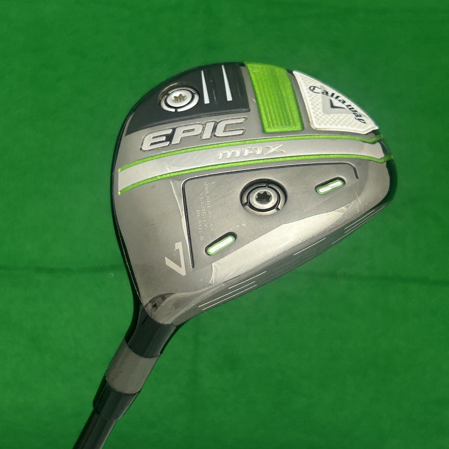 Callaway Epic Max Fairway 7 Wood Mitsubishi MMT FWY 80 Stiff +HC