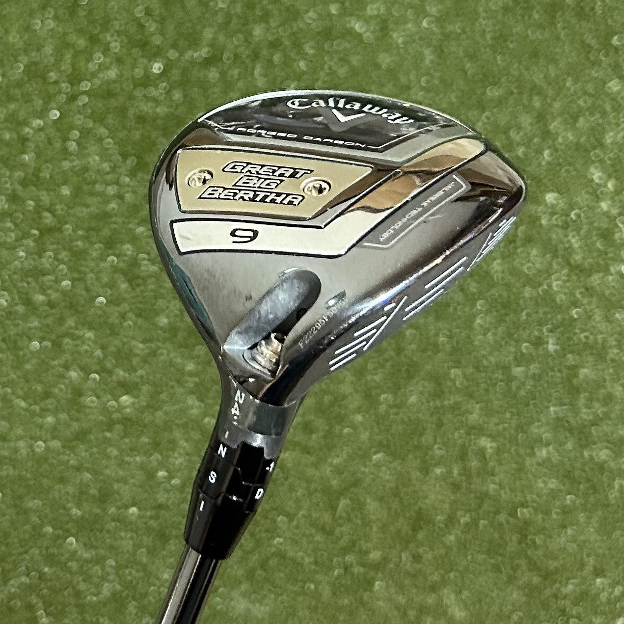 Callaway 2023 Great Big Bertha 9 Wood UST Helium Nanocore Senior Flex +HC