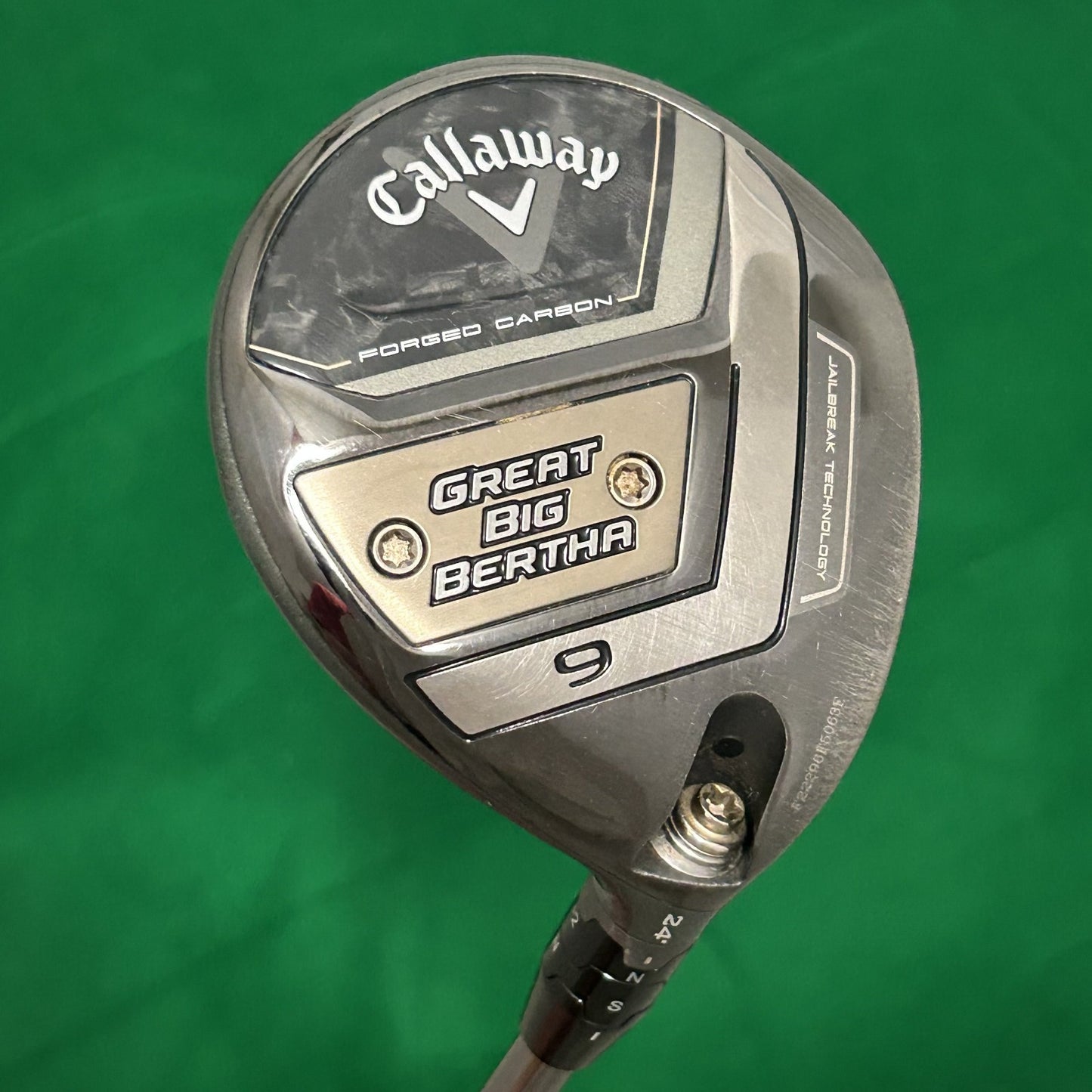 Callaway 2023 Great Big Bertha 9 Wood UST Helium 5 Nanocore Senior Flex