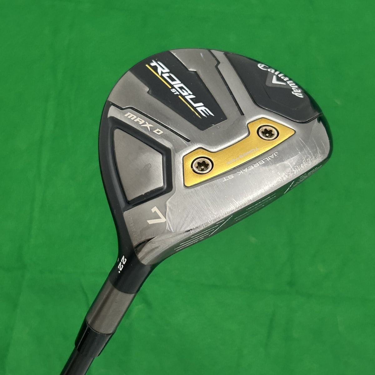 Callaway Rogue ST Max D Fairway 7 Wood Project X Cypher Black 50 Senior +HC