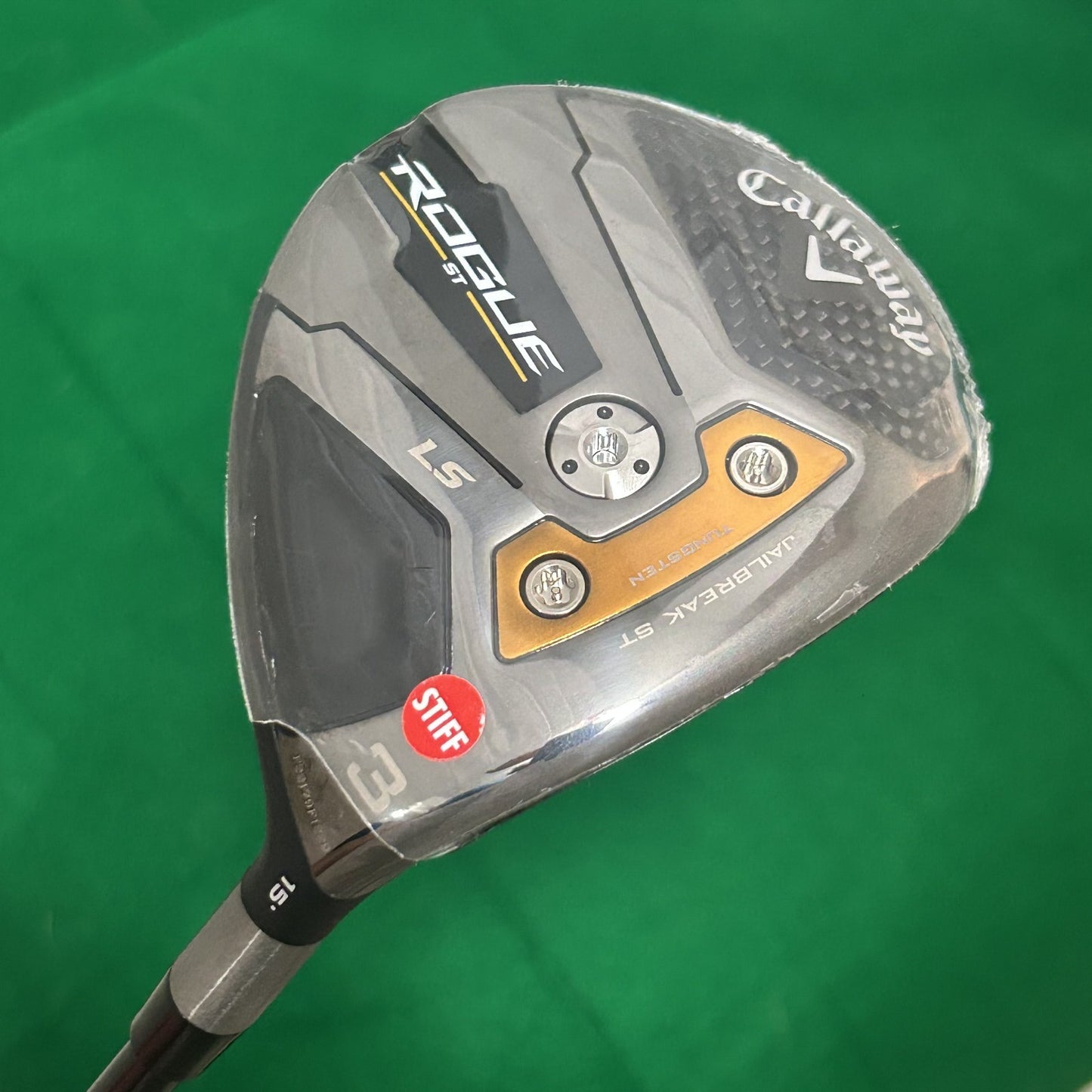 NEW Callaway Rogue ST LS 3 Wood Tensei AV White 75 Stiff Flex +HC Tour Certified