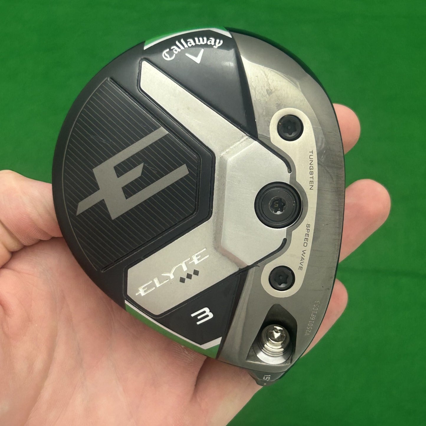 Callaway Elyte Triple Diamond Fairway 3 Wood (15*) Club Head Only +HC (Elite)