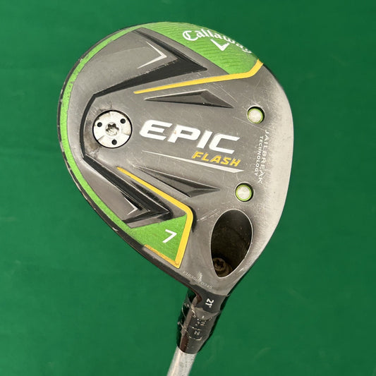 Callaway Epic Flash 7 Wood Project X EvenFlow Green 65 Senior Flex +HC
