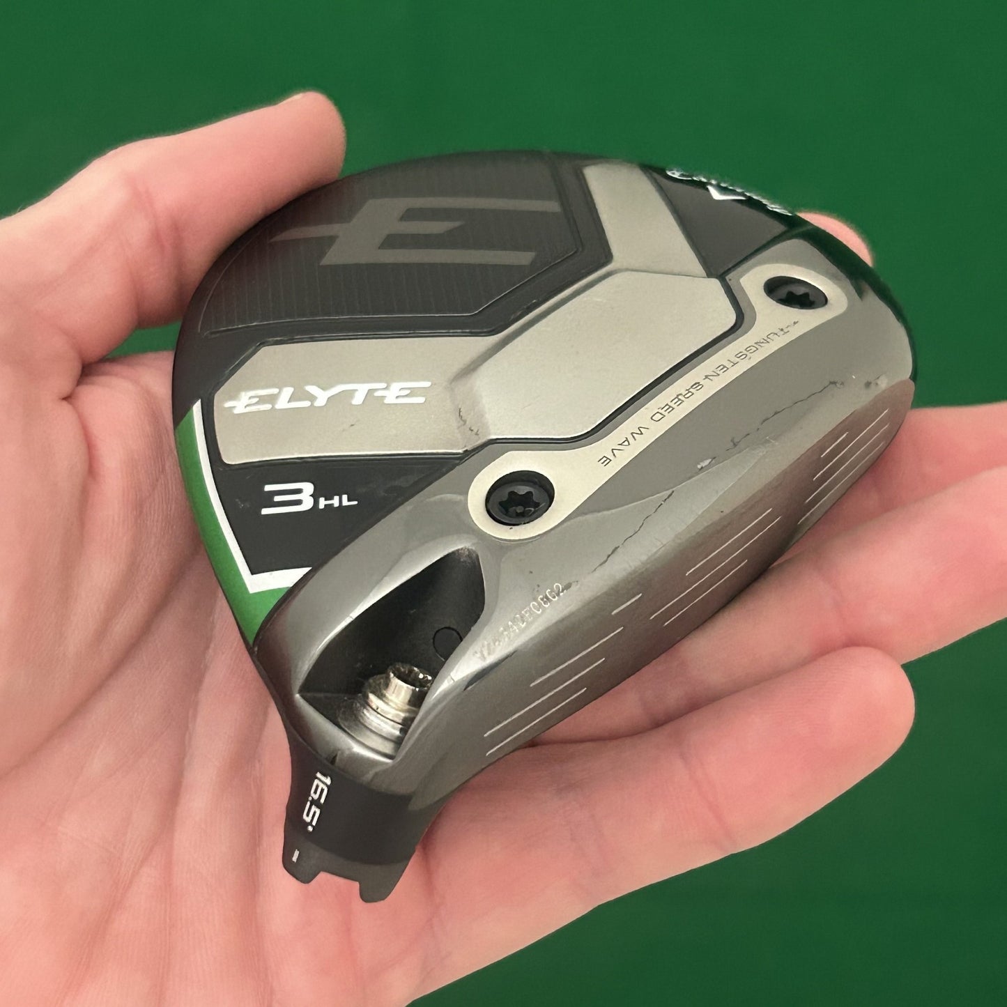 Callaway Elyte 3 Wood HL (16.5*) - Club Head & Cover Only