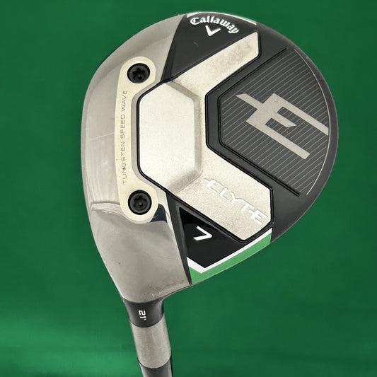 Callaway Elyte Left Handed 7 Wood Mitsubishi Vanquish PL 50 Regular Flex +HC