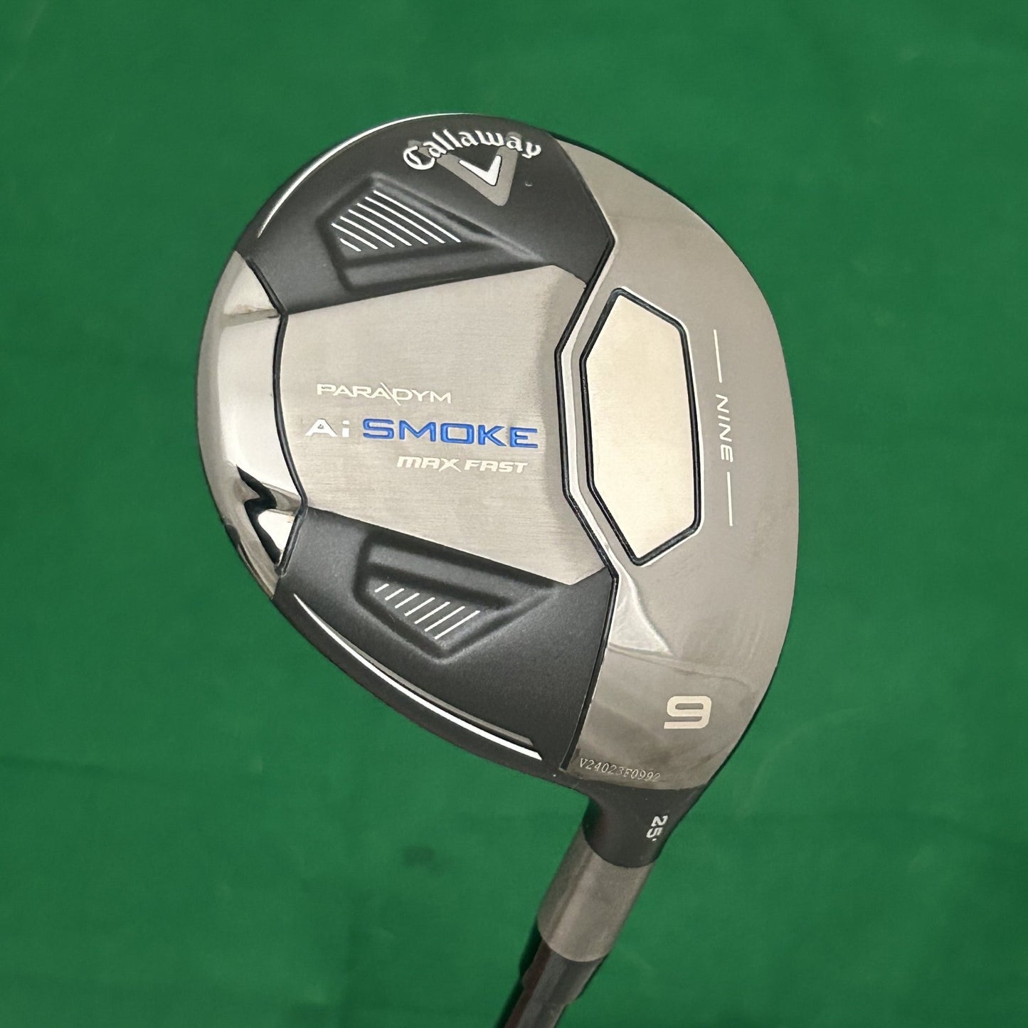 Callaway AI Smoke Max Fast 9 Wood Mitsubishi Tensei Blue/Silver Senior Flex