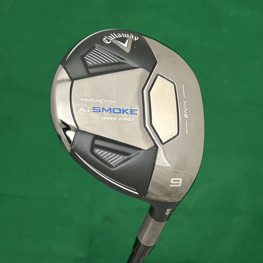 Callaway AI Smoke Max Fast 9 Wood Mitsubishi Tensei Blue/Silver Senior Flex