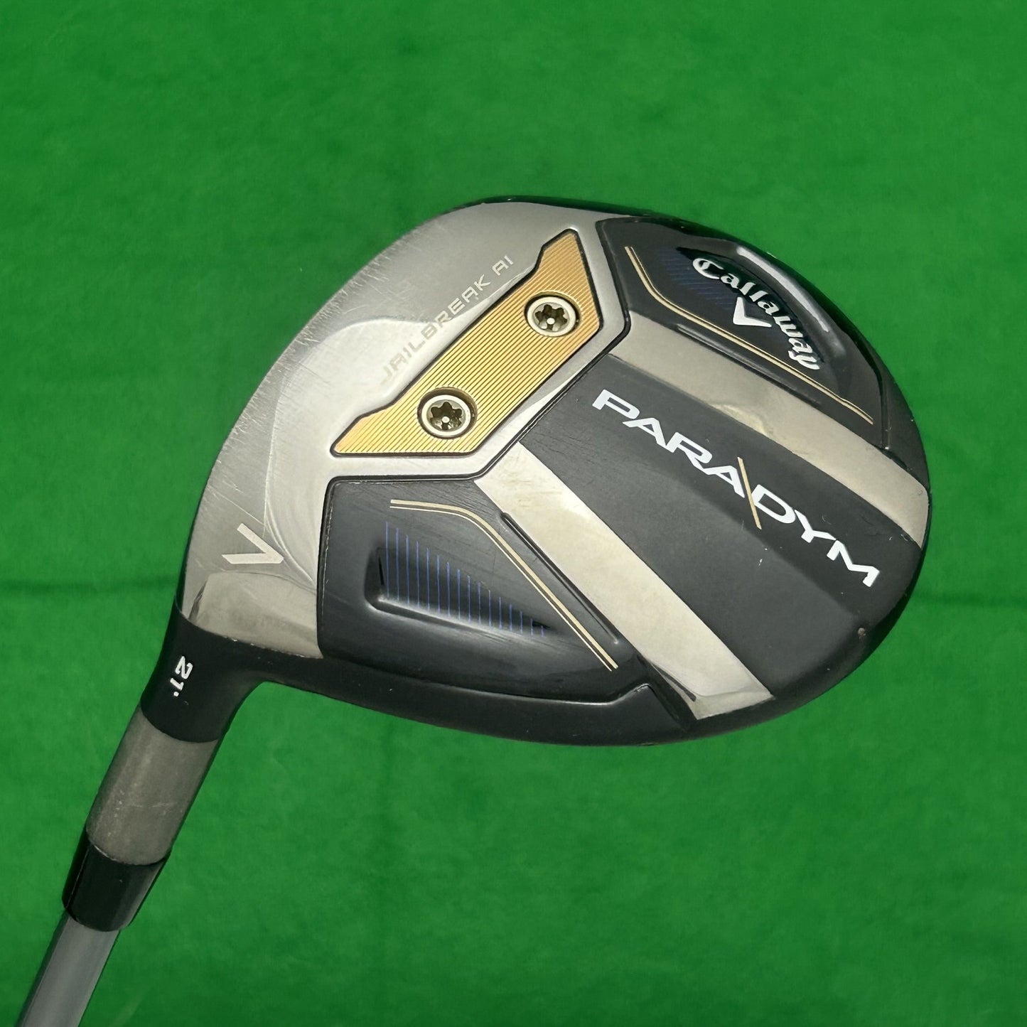 Left Hand Callaway Paradym 7 Wood Project X HZRDUS Silver 60 Regular Flex +HC