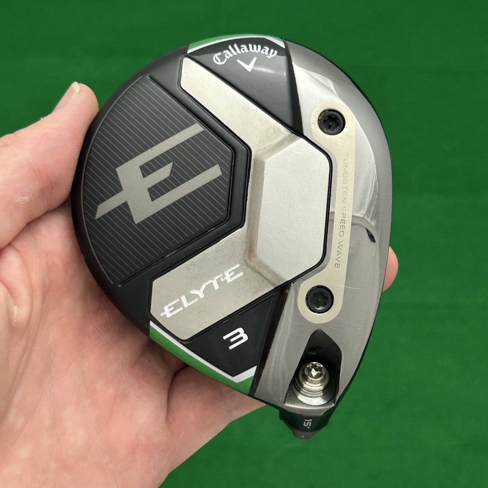 Callaway Elyte 3 Wood (15*) - Club Head & Cover Only (Elite)