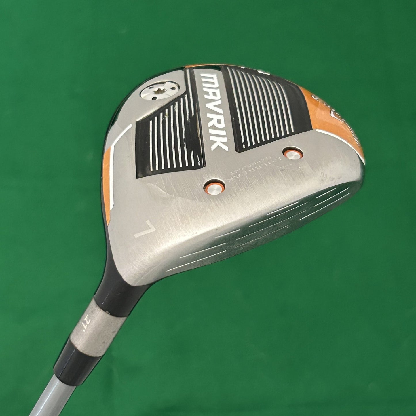 Callaway Mavrik 7 Wood Project X HZRDUS T800 Orange 65 Senior Flex Shaft