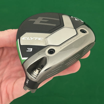 Callaway Elyte 3 Wood (15*) - Club Head & Cover Only