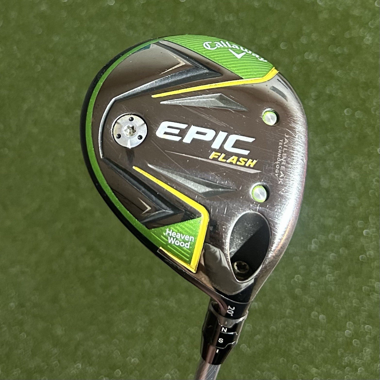 Callaway Epic Flash Heavenwood Project X Evenflow Green 45 Senior Flex +HC