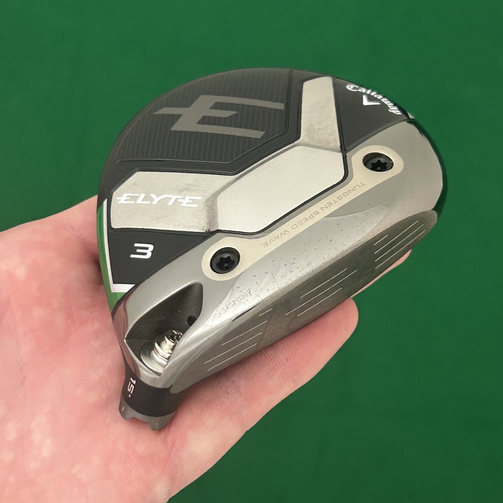 Callaway Elyte 3 Wood (15*) - Club Head & Cover Only
