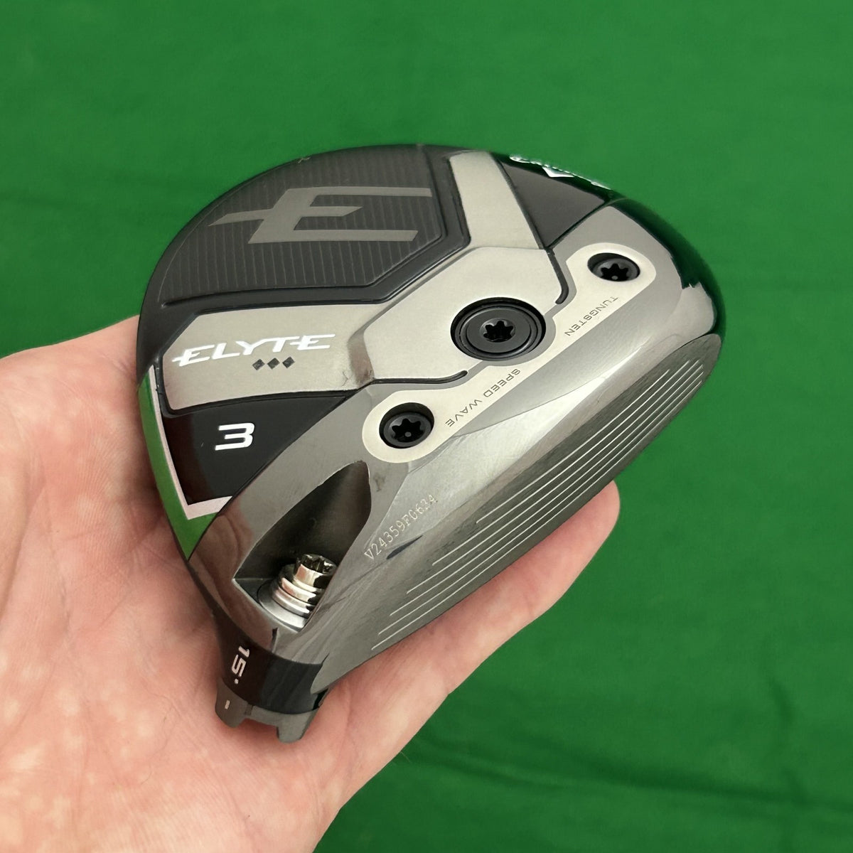 Callaway Elyte Triple Diamond Fairway 3 Wood (15*) Club Head Only +HC (Elite)