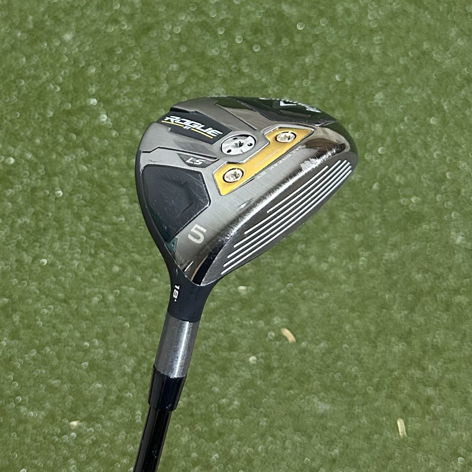 Callaway Rogue ST LS 5 Wood Tensei AV White 75 Stiff Flex Shaft +HC