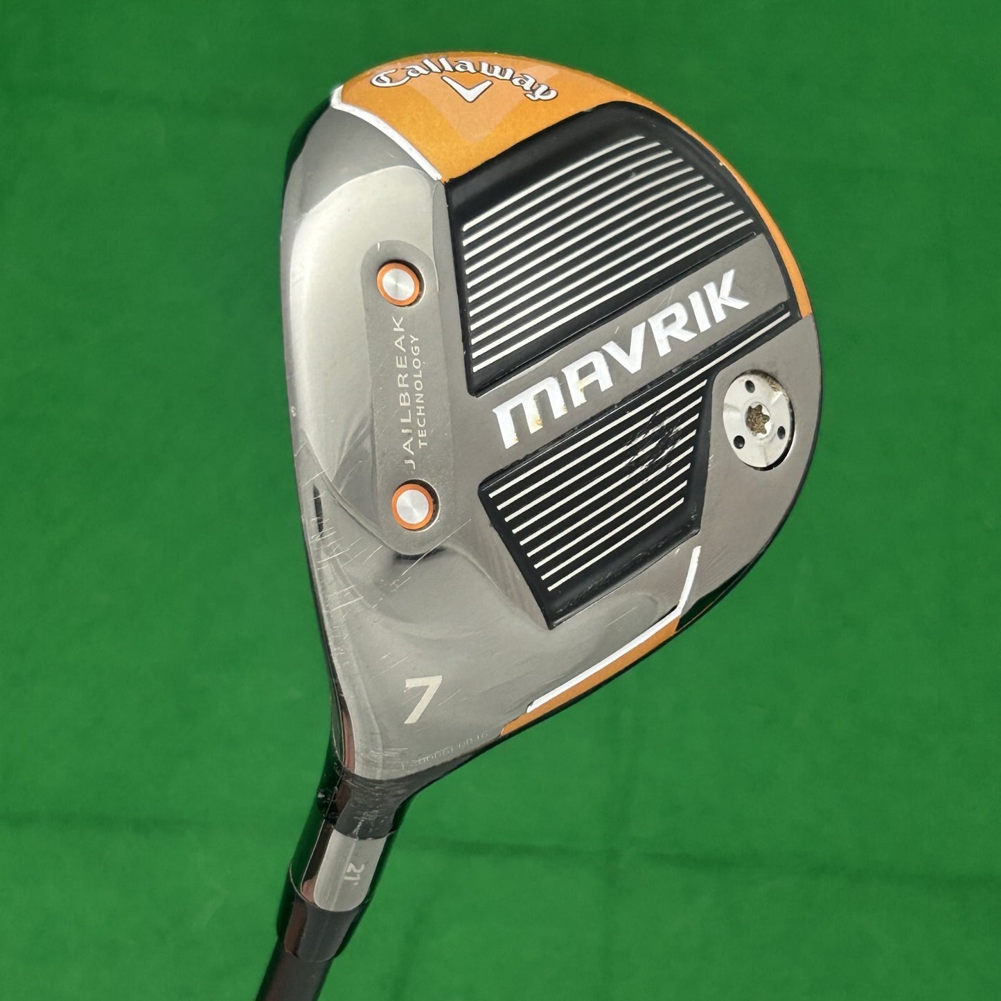 Callaway Mavrik 7 Wood Left Hand UST Mamiya Helium Black 5 Senior Flex