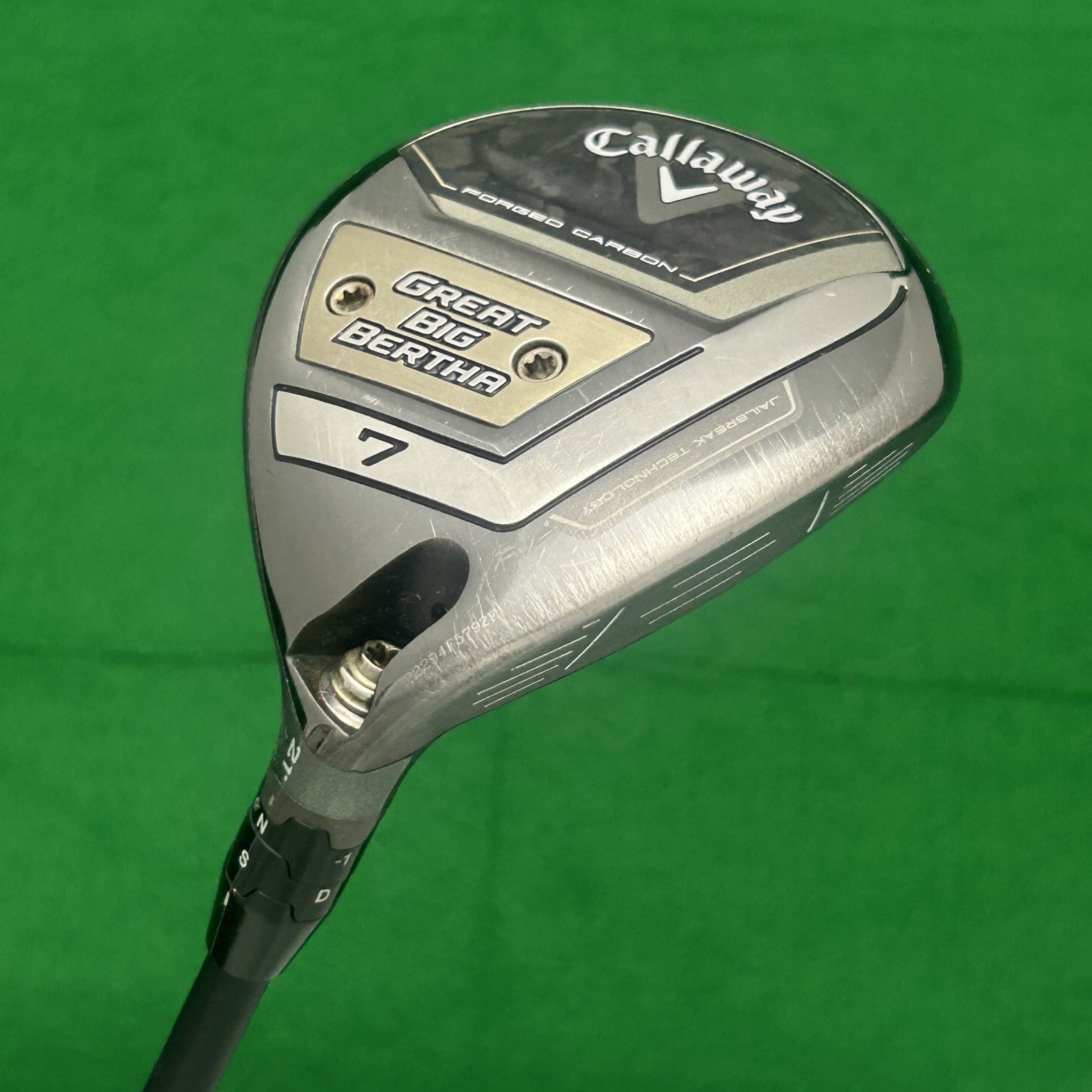 Callaway Great Big Bertha Fairway 7 Wood Mitsubishi Vanquish PL 40 Senior +HC