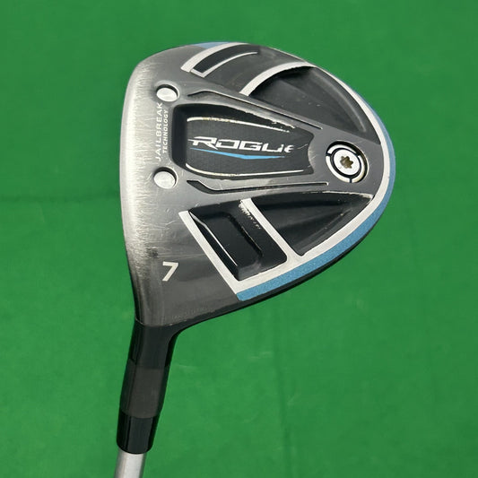 Callaway Rogue Left Handed 7 Wood Aldila Quaranta 50 Regular Flex Shaft +HC