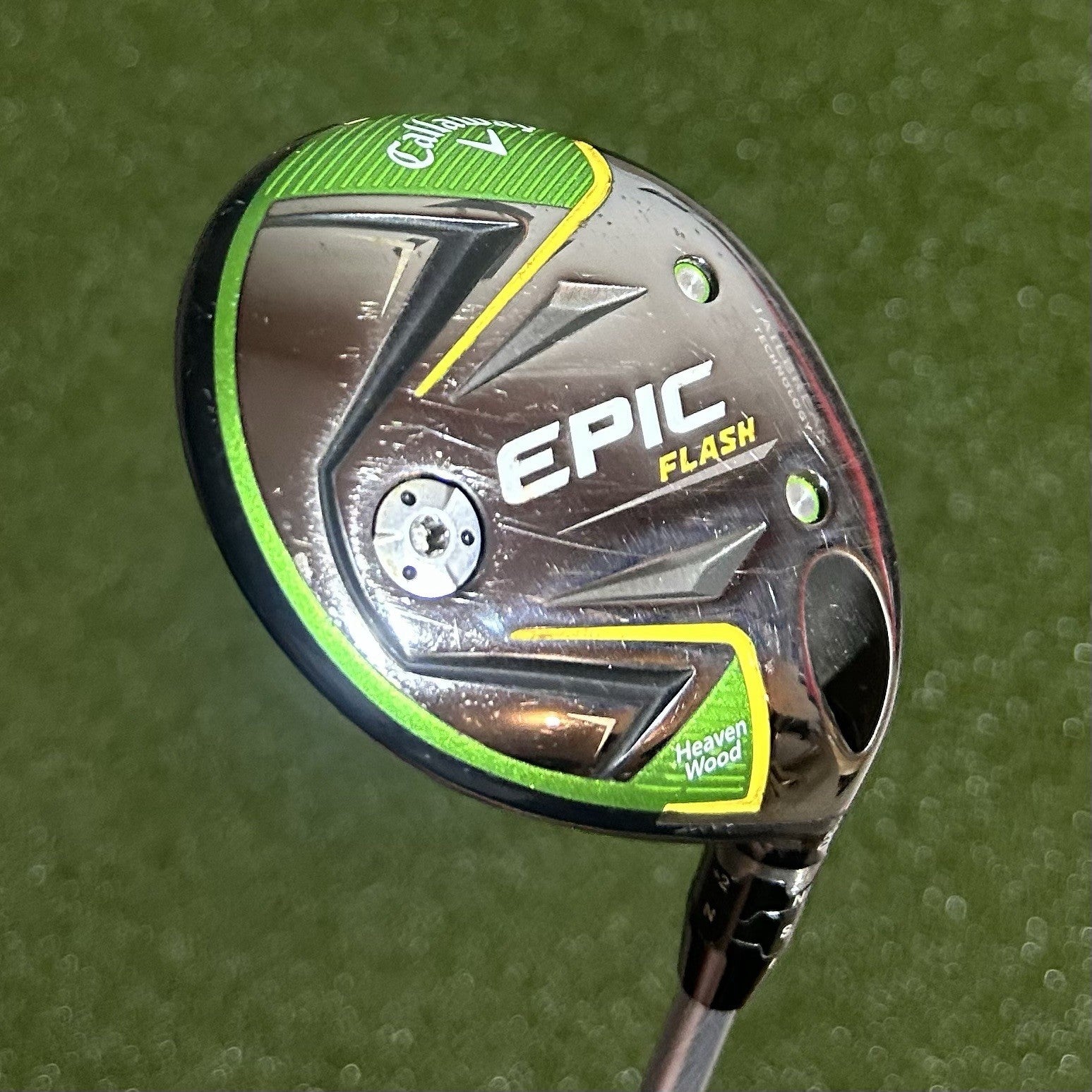 Callaway Epic Flash Heavenwood Project X Evenflow Green 45 Senior Flex +HC