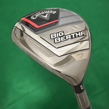 MINT Callaway 2023 Left Handed Big Bertha 7 Wood RCH 55 Regular Flex Shaft +HC