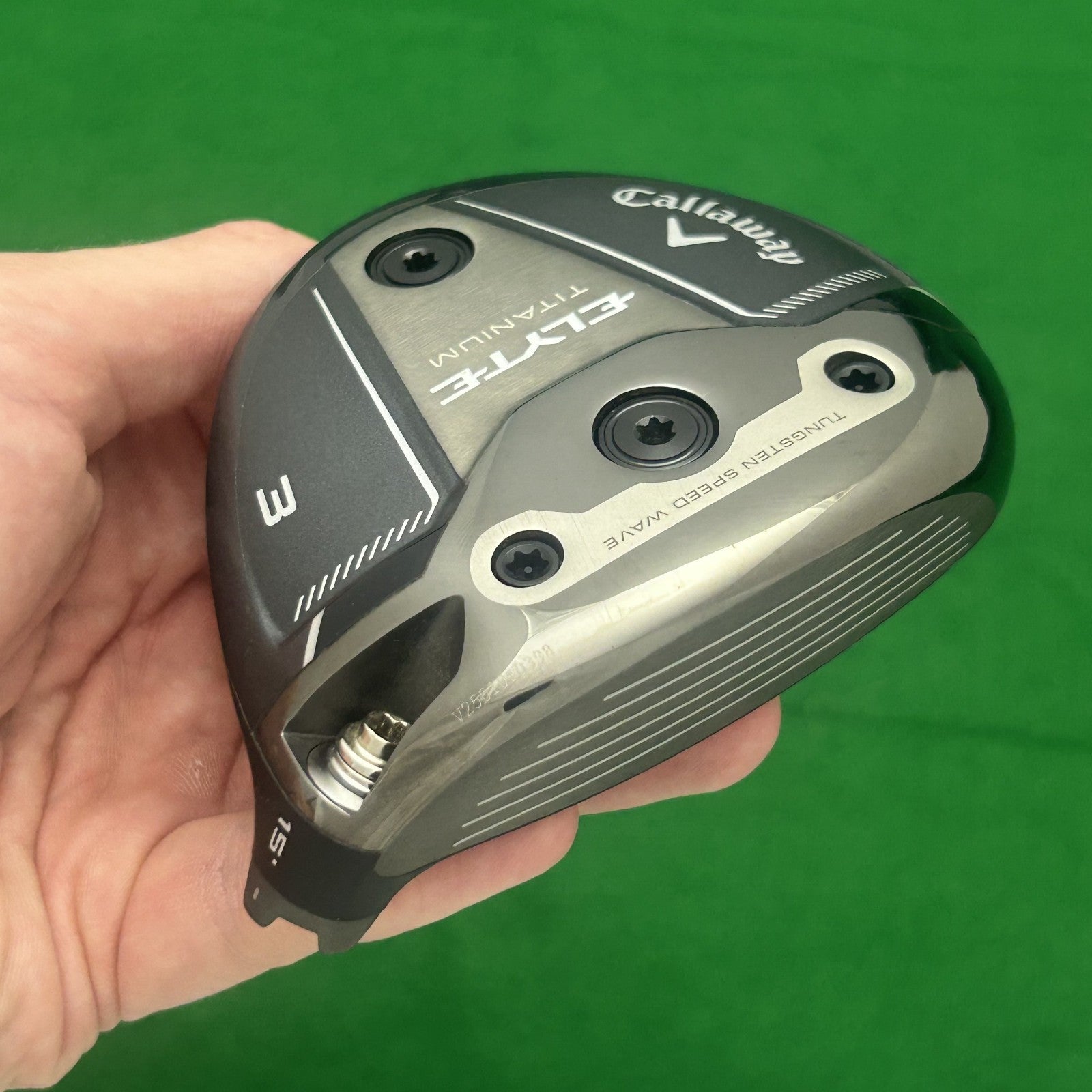 Callaway Elyte Titanium Fairway 3 Wood Head Only +HC (Elite)